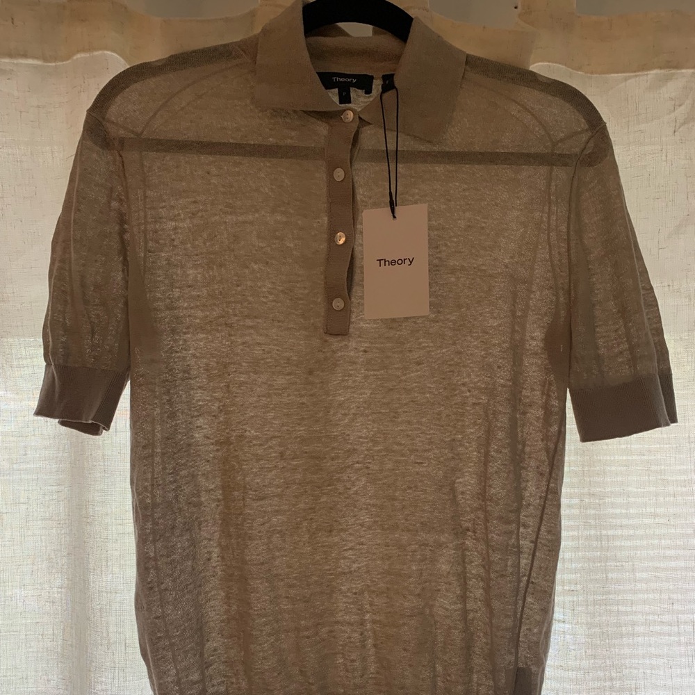 Theory Sag Harbor Polo Linen
